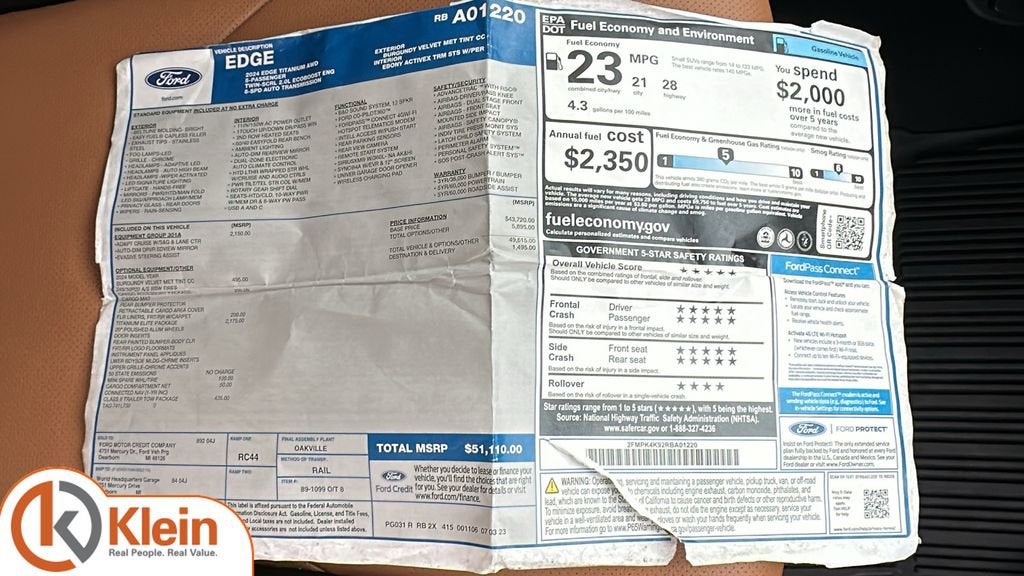 2024 Ford Edge Titanium