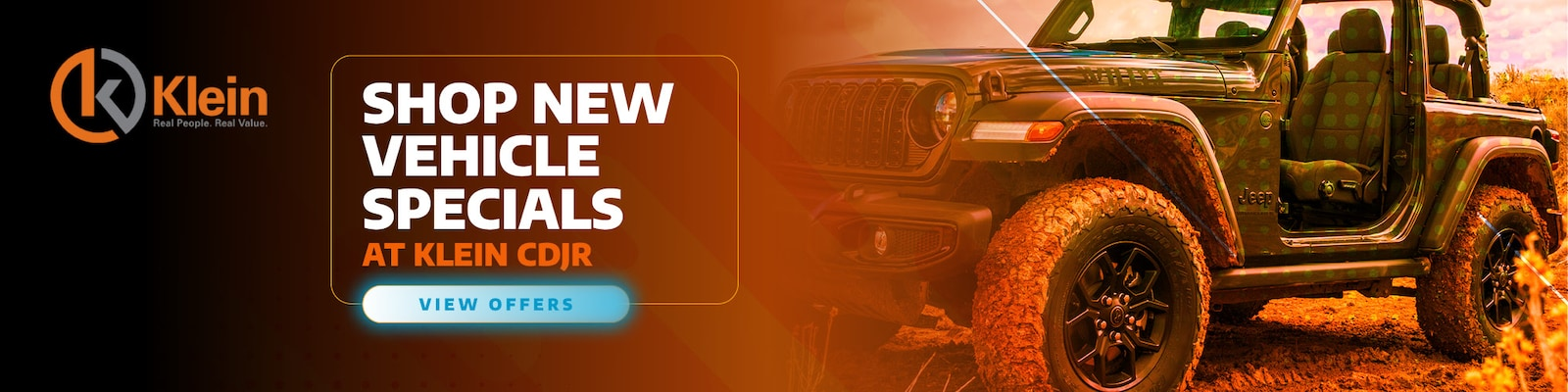 Shop New Vehicle Specials at Klein Chrysler Dodge Jeep Ram in Clintonville WI